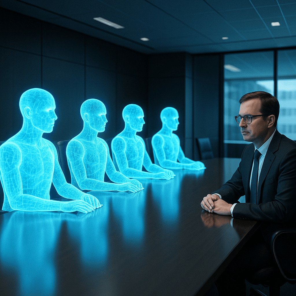 Digital workers at desk