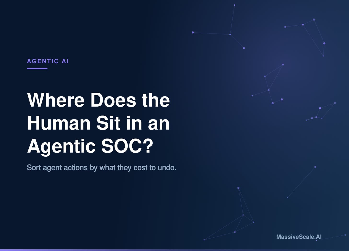 Where Does the Human Sit in an Agentic SOC?