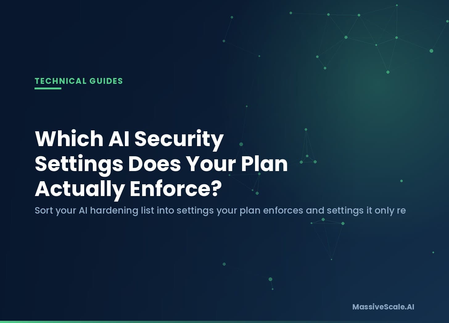 Hero: Which AI Security Settings Does Your Plan Actually Enforce?