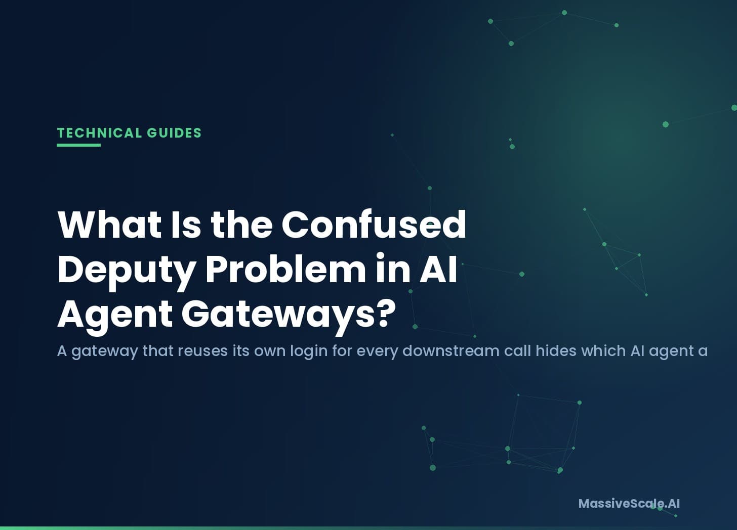 Confused deputy problem in AI agent gateways hero image