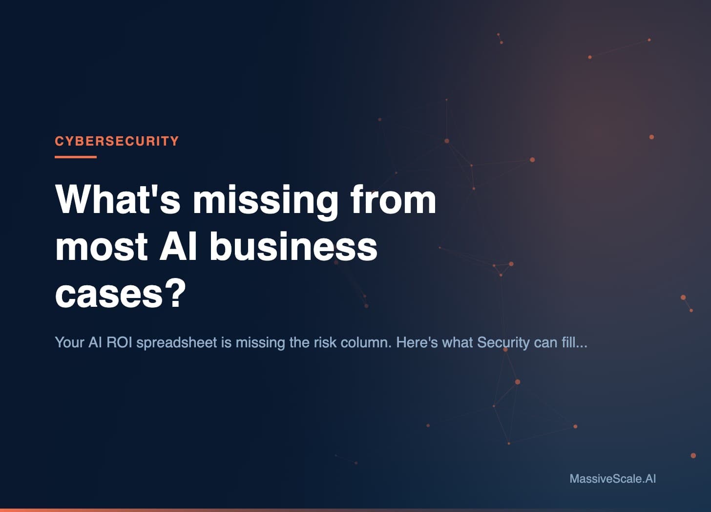 Hero: What's missing from most AI business cases?