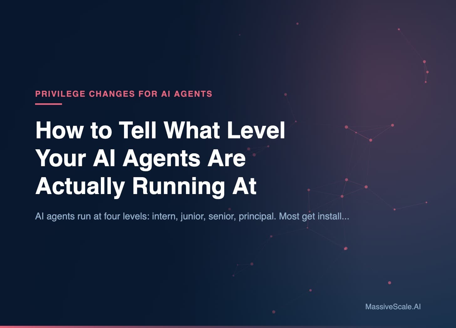 Hero: How to Tell What Level Your AI Agents Are Actually Running At